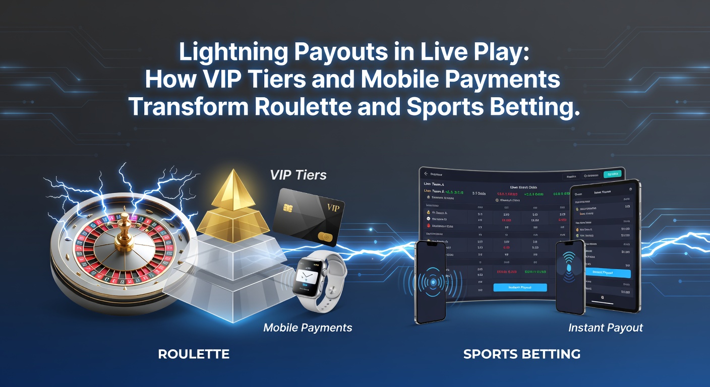 Dynamische Grafik einer Live-Roulette-Session mit blitzschnellen Auszahlungs-Icons und VIP-Symbolen auf einem Smartphone-Bildschirm